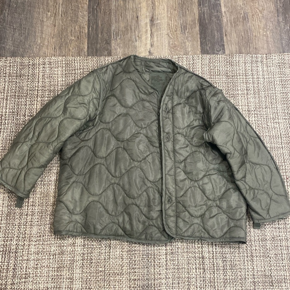 Green Army Liner Jacket